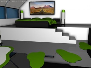 modern room 3D Model