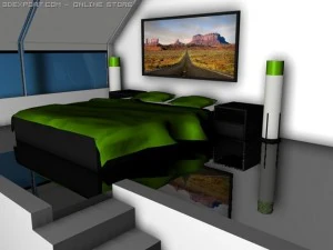 modern room 3D Model