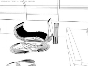 modern room 3D Model