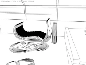 modern room 3D Model