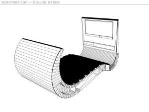 wave chair Modelo 3D