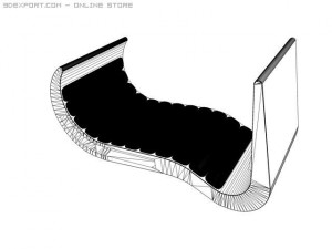 wave chair Modelo 3D