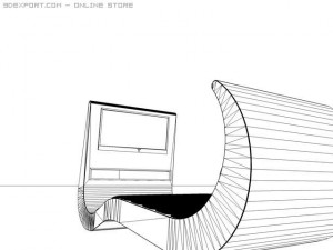 wave chair Modelo 3D
