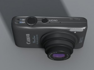 canon powershot elph 300 3D Model