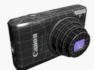 canon powershot elph 300 3D Model