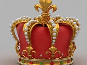 K&ouml;nigskrone 3D Modell