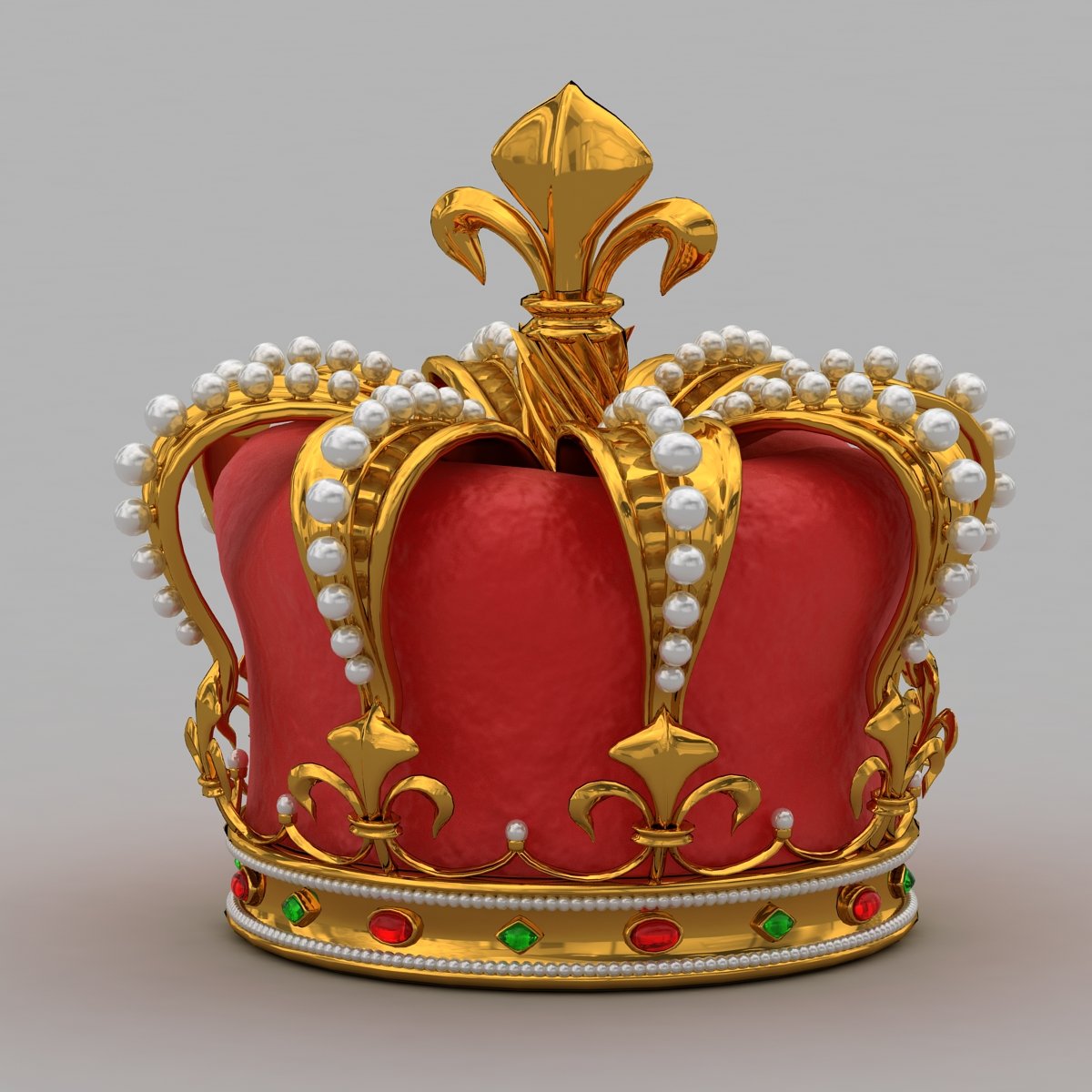 Royal Crown 3d Model In Clothing 3dexport