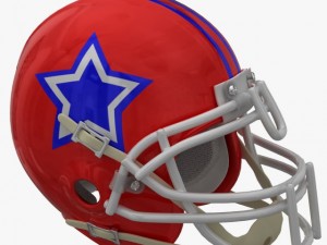 football helmet Model 3D