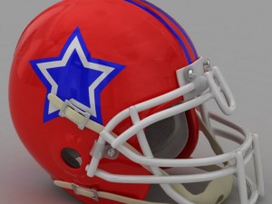 football helmet 3Dモデル