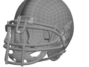football helmet 3Dモデル