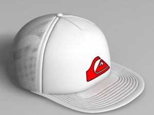quiksilver mens good times hat Model 3D