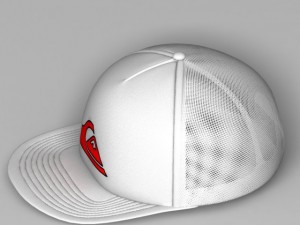 quiksilver mens good times hat Modèle 3D