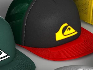 quiksilver mens good times hat 3D Model