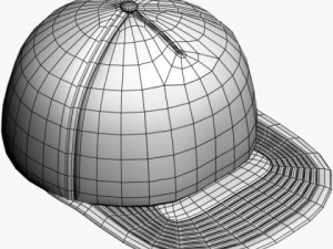 quiksilver mens good times hat 3D Model