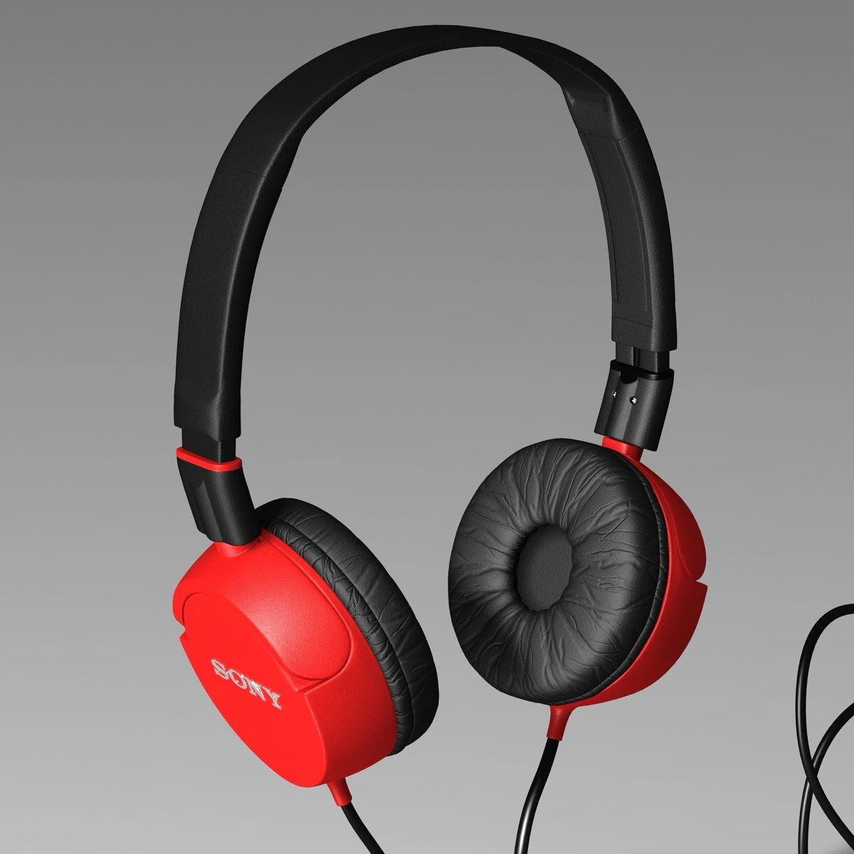 cuffie sony mdrzx100 zx Modello 3D .c4d .max .obj .3ds .fbx .stl .blend 