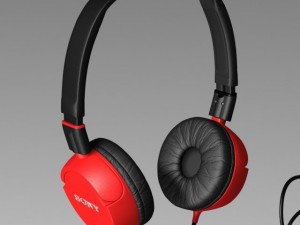 headphone  sony mdrzx100 zx 3D Model