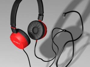 headphone  sony mdrzx100 zx Modello 3D