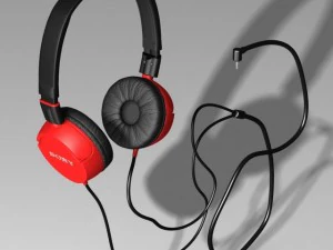 cuffie sony mdrzx100 zx Modello 3D