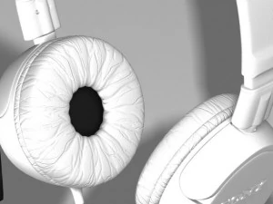 cuffie sony mdrzx100 zx Modello 3D