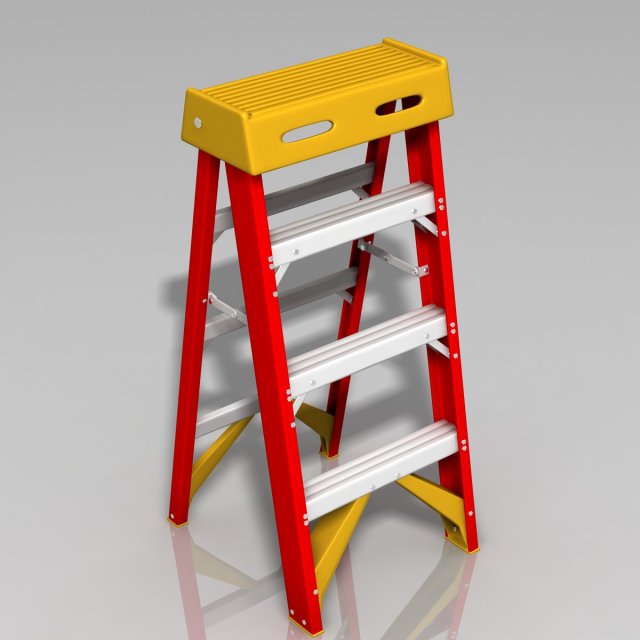 ladder Modello 3D .c4d .max .obj .3ds .fbx .stl .blend 