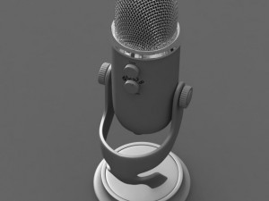 blue microphones yeti usb microphone 3D Модель