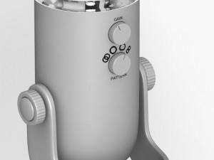 blue microphones yeti usb microphone 3D Модель