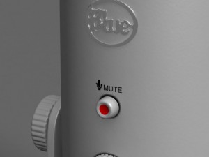 blue microphones yeti usb microphone 3D Модель