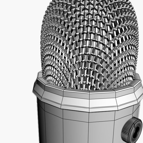 ArtStation - Blue Yeti USB Microphone / 3d model & render!