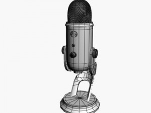 blue microphones yeti usb microphone 3D Модель