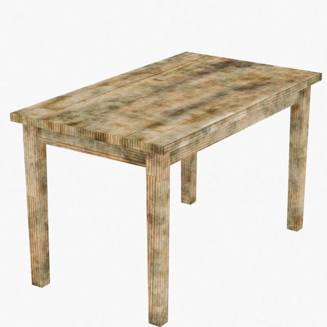 old table Model 3D .c4d .max .obj .3ds .fbx .stl .blend 
