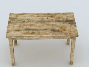 old table 3D Model