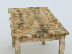 old table 3D Model