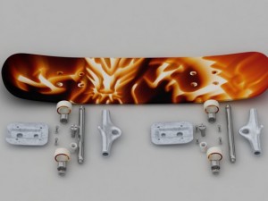 skateboard 3D Model