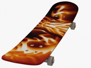 skateboard 3D Model
