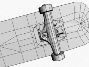 skateboard 3D Model