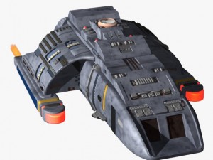 spaceship Model 3D