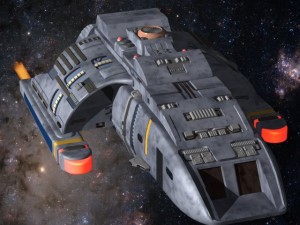 spaceship Model 3D