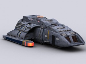 spaceship Model 3D