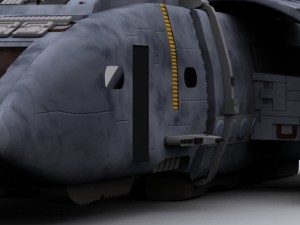 spaceship Model 3D