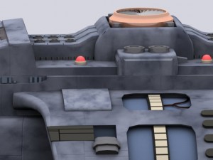 spaceship Model 3D