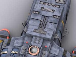 spaceship Model 3D