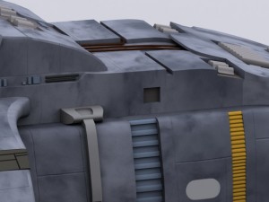 spaceship Model 3D