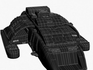 spaceship Model 3D