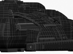spaceship Model 3D