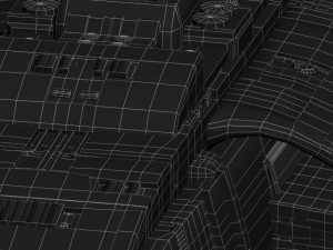 spaceship Model 3D