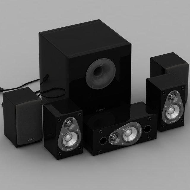 energy speaker 3D मॉडल .c4d .max .obj .3ds .fbx .stl .blend