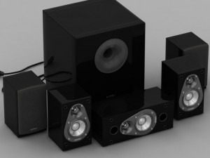 energy speaker Model 3D