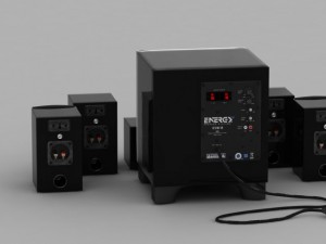 energy speaker 3D मॉडल