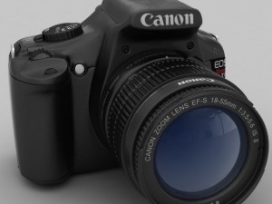 canon eos rebel t3 Model 3D
