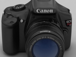 canon eos rebel t3 3D मॉडल